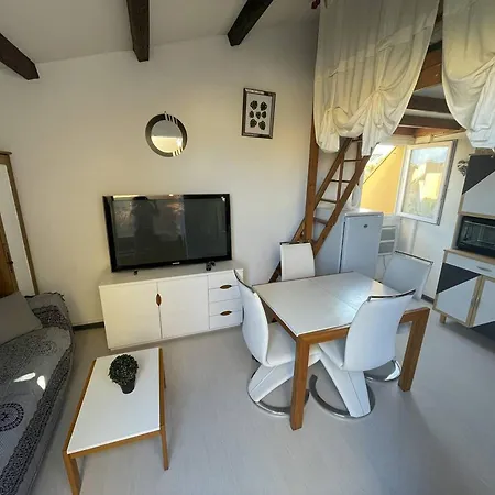 Avec Mezzanine, Terrasse Et Parking A 5 Min De La - Fr-1-723-129 Apartment Agde